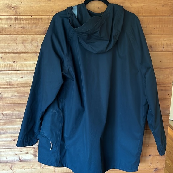 RARE Nike sportswear black 100% weatherproof, cotton duster jacket size men’s L - Picture 6 of 6